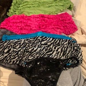 3 pair of women’s ruffle panties & 1 sequin thong